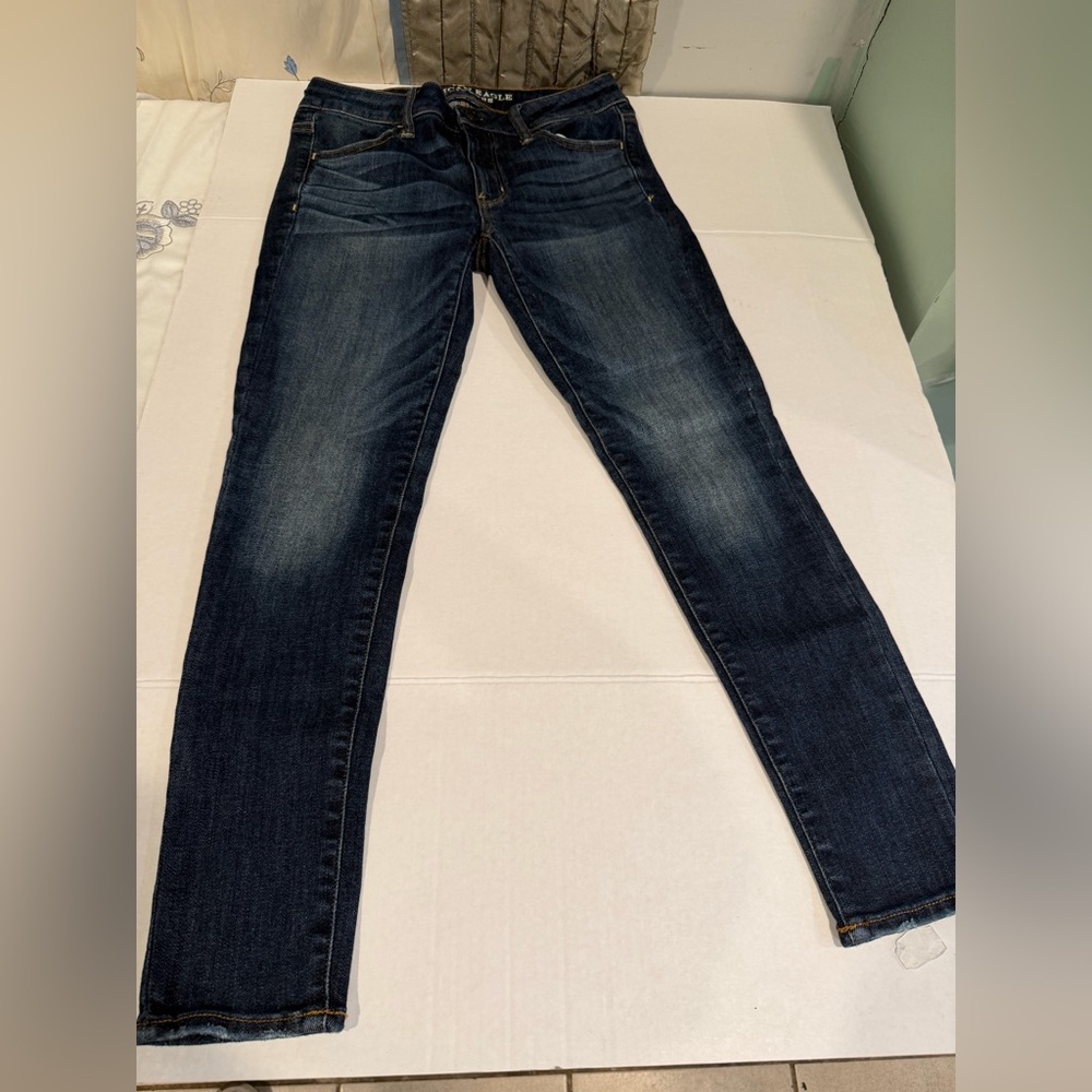 American Eagle Outfitters Super Stretch Jeans - Deep Indigo